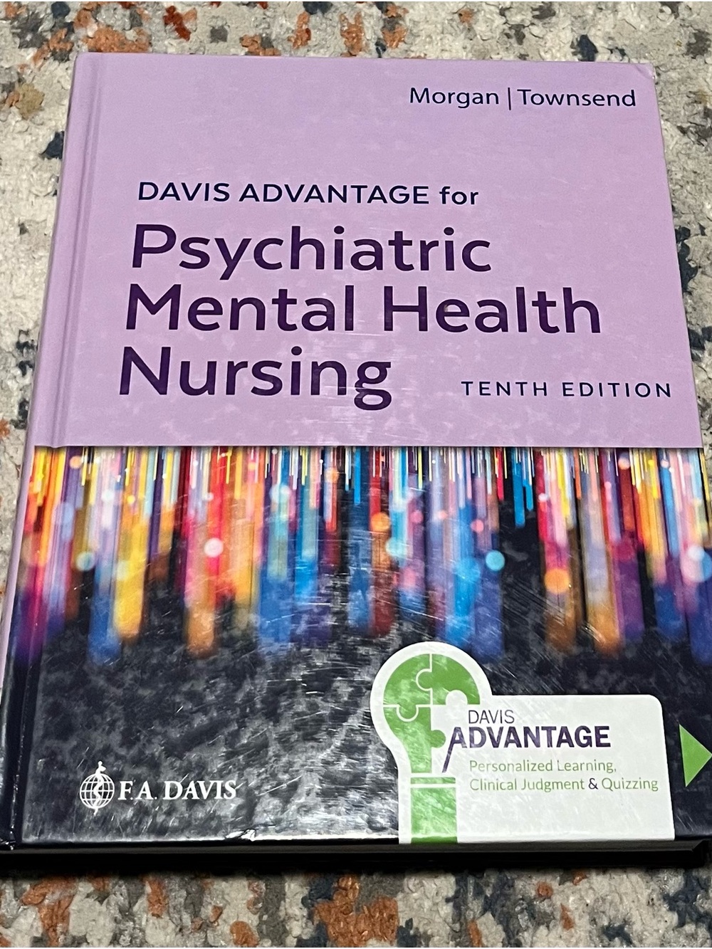 F.A. Davis Nursing Textbook - Purple Cover